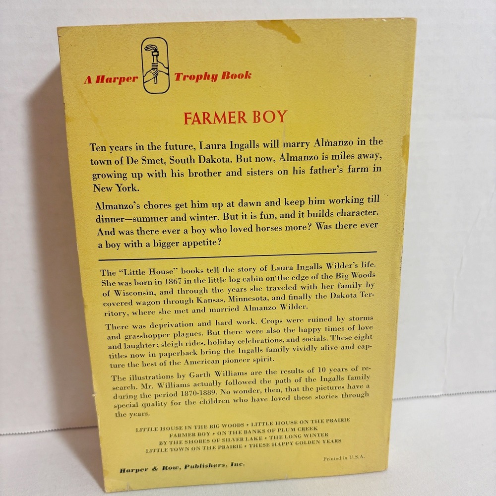 Little House on the Prairie Book Set Laura Ingalls Wilder 6 Paperback VTG Lot - Picture 8 of 16